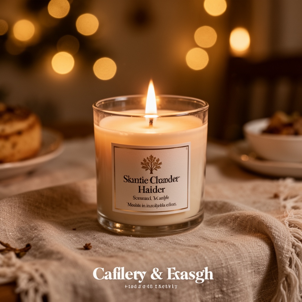 Candle lifestyle ad